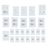 Tomadas Interruptores 25 Peças Casa Completa - Tramontina Liz